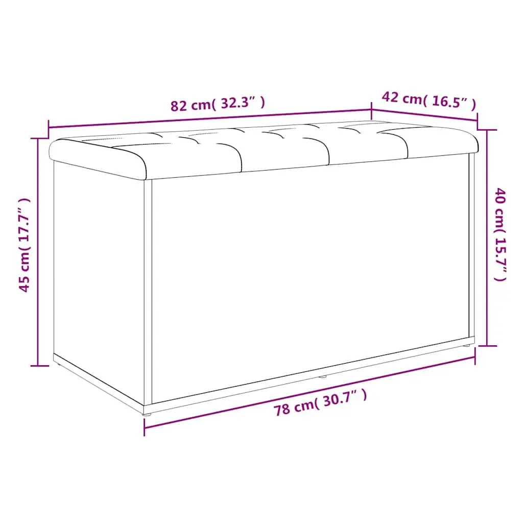 White Storage Bench for Hallway Entryway with Padded Seat