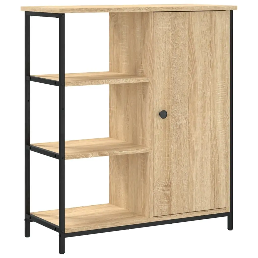 Brown Engineered Wood Sideboard Storage Cabinet