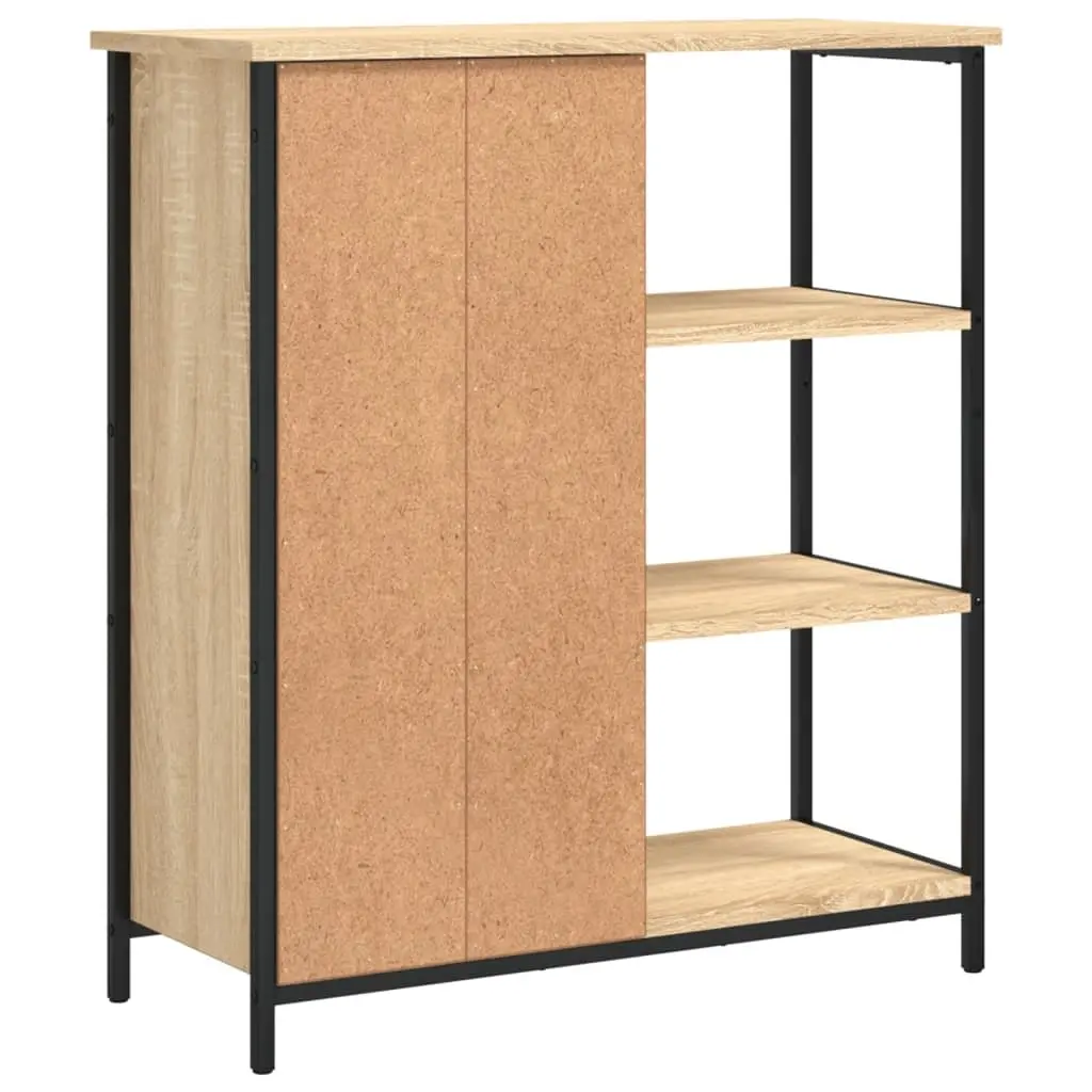 Brown Engineered Wood Sideboard Storage Cabinet
