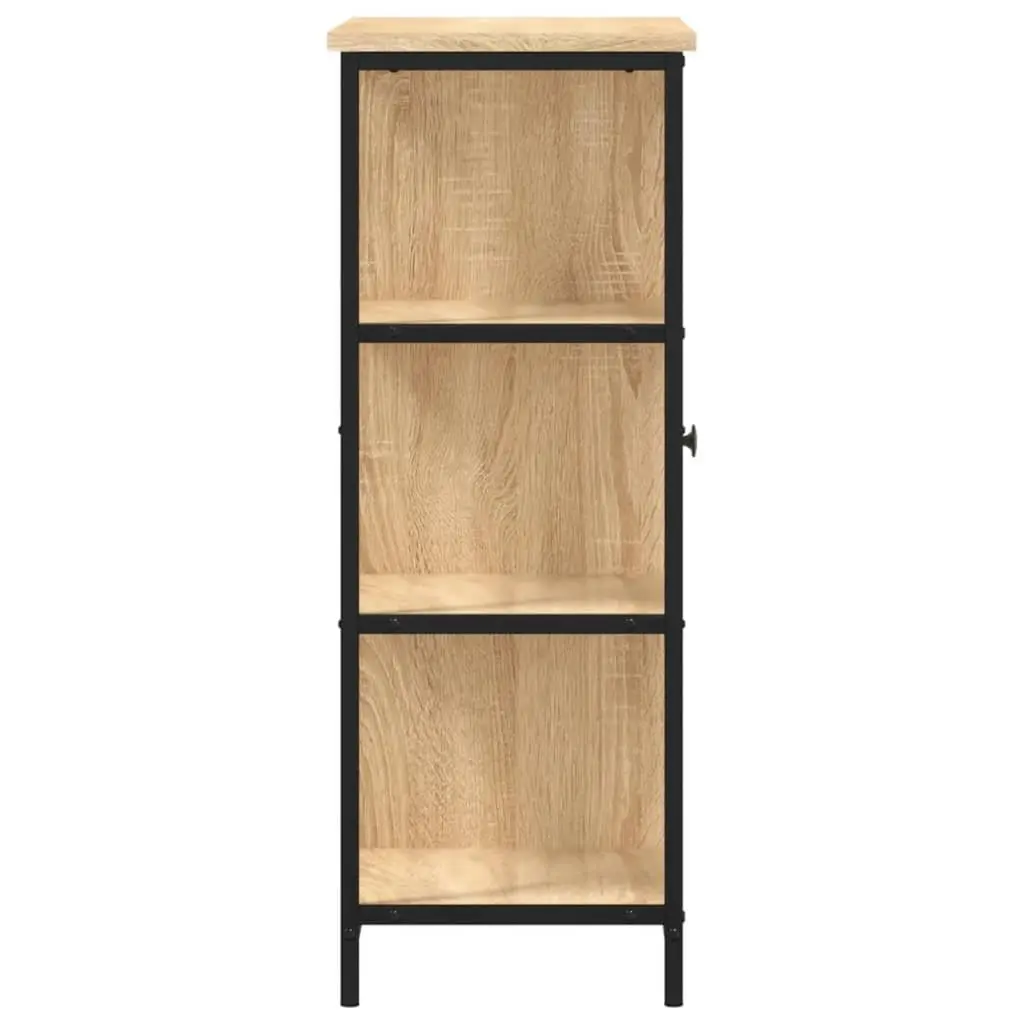 Brown Engineered Wood Sideboard Storage Cabinet
