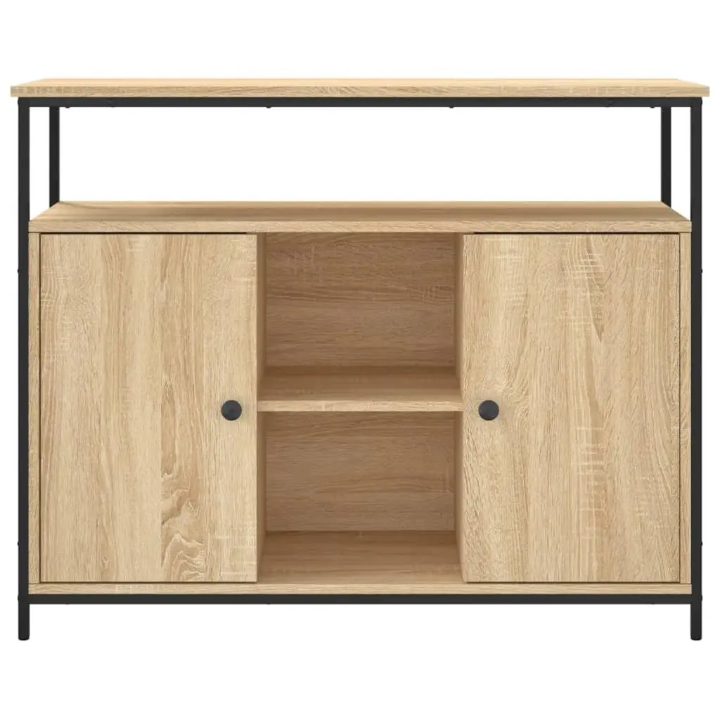 Brown Engineered Wood Sideboard with Ample Storage