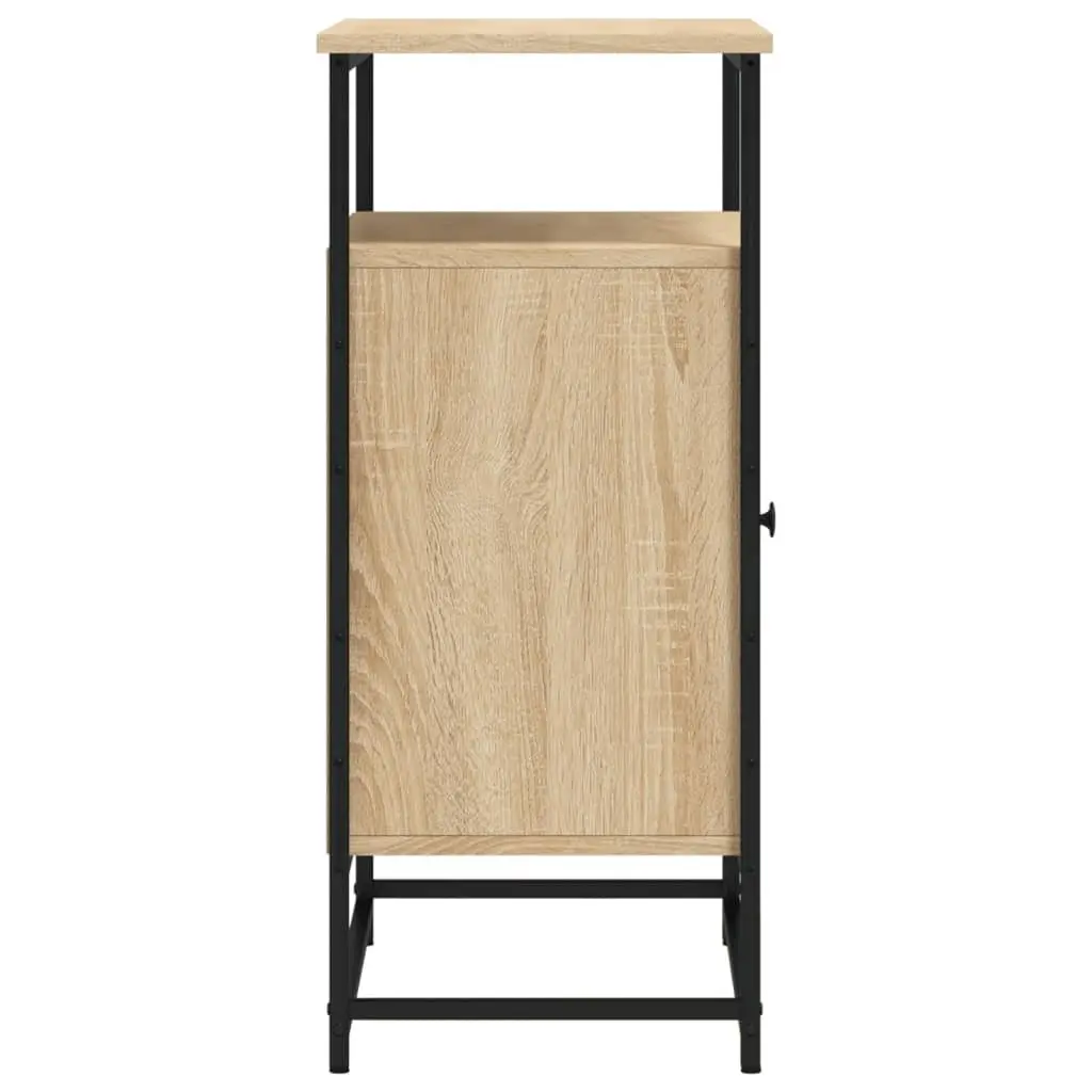 Sideboard Storage Cabinet Brown 69x35x80cm Engineered Wood Buffet Living Room
