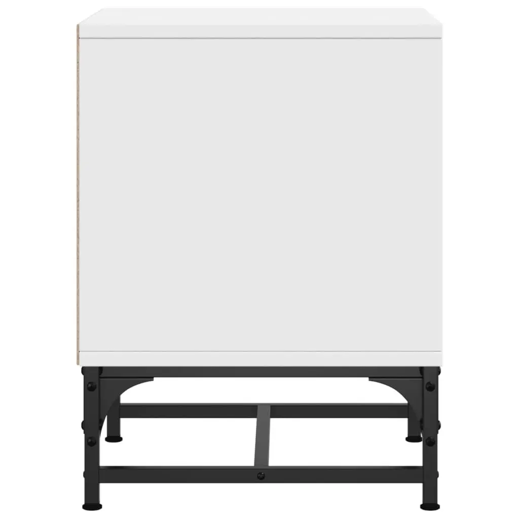 Bedside Tables White 35x37x50 cm Engineered Wood Set of 2