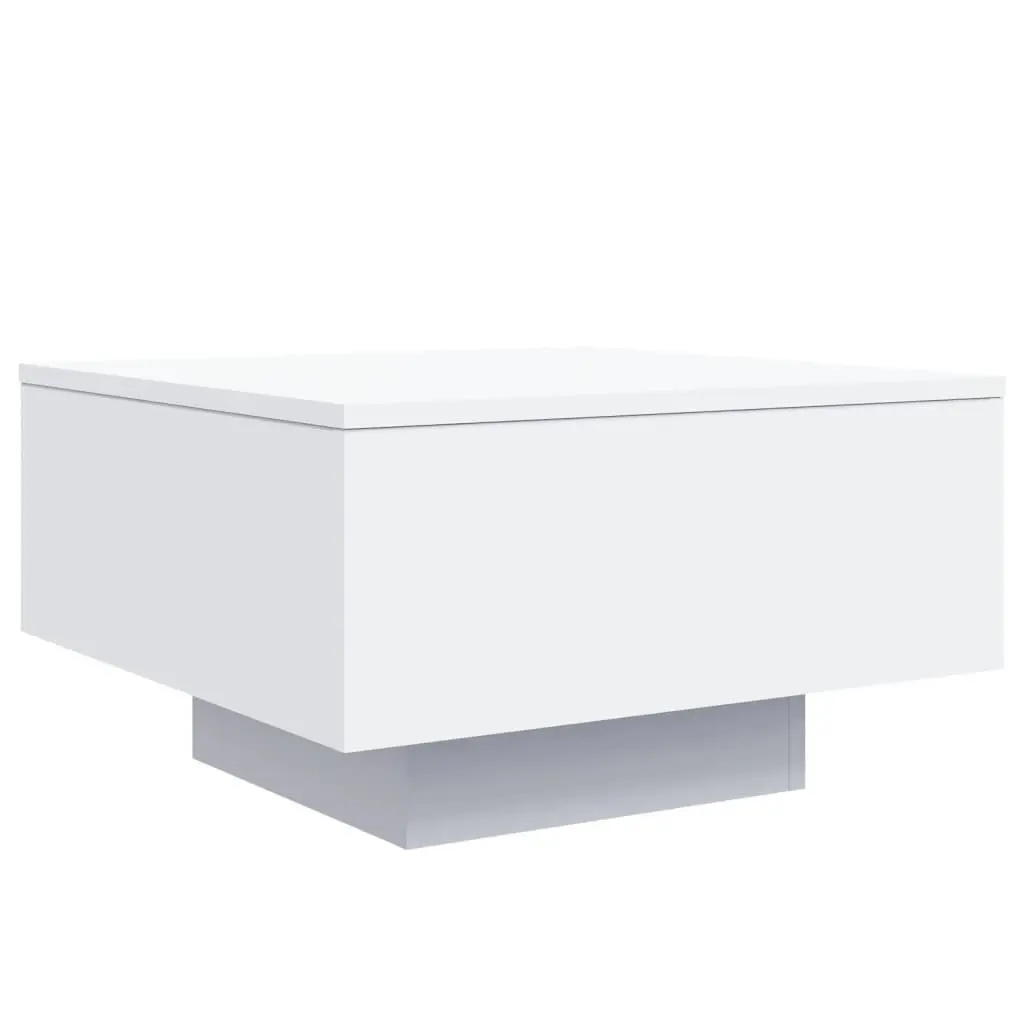 Coffee Table White Modern 55 x 55 x 31 cm Engineered Wood