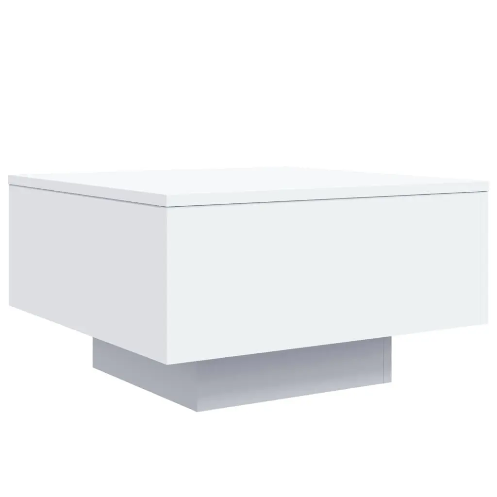 Coffee Table White Modern 55 x 55 x 31 cm Engineered Wood