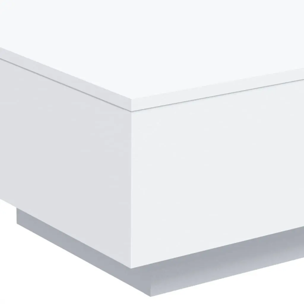 Coffee Table White Modern 55 x 55 x 31 cm Engineered Wood