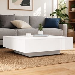 White Coffee Table for Modern Living Room