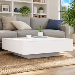 Inviting Modern Coffee Table with RGB LED Lights