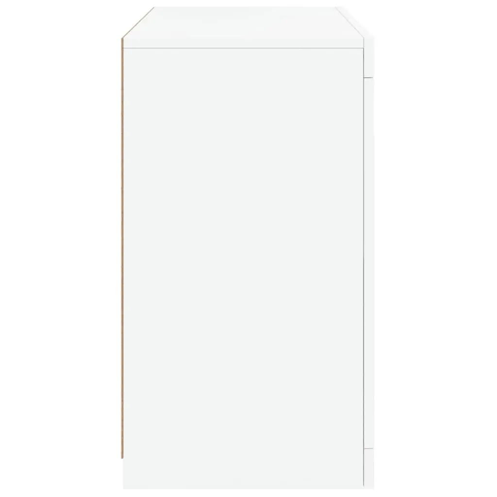 White Sideboard with RGB LED Lights