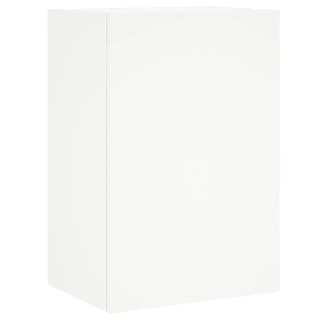 TV Wall Cabinets White Floating Wall-Mounted Storage Units 40.5x30x60cm Engineered Wood