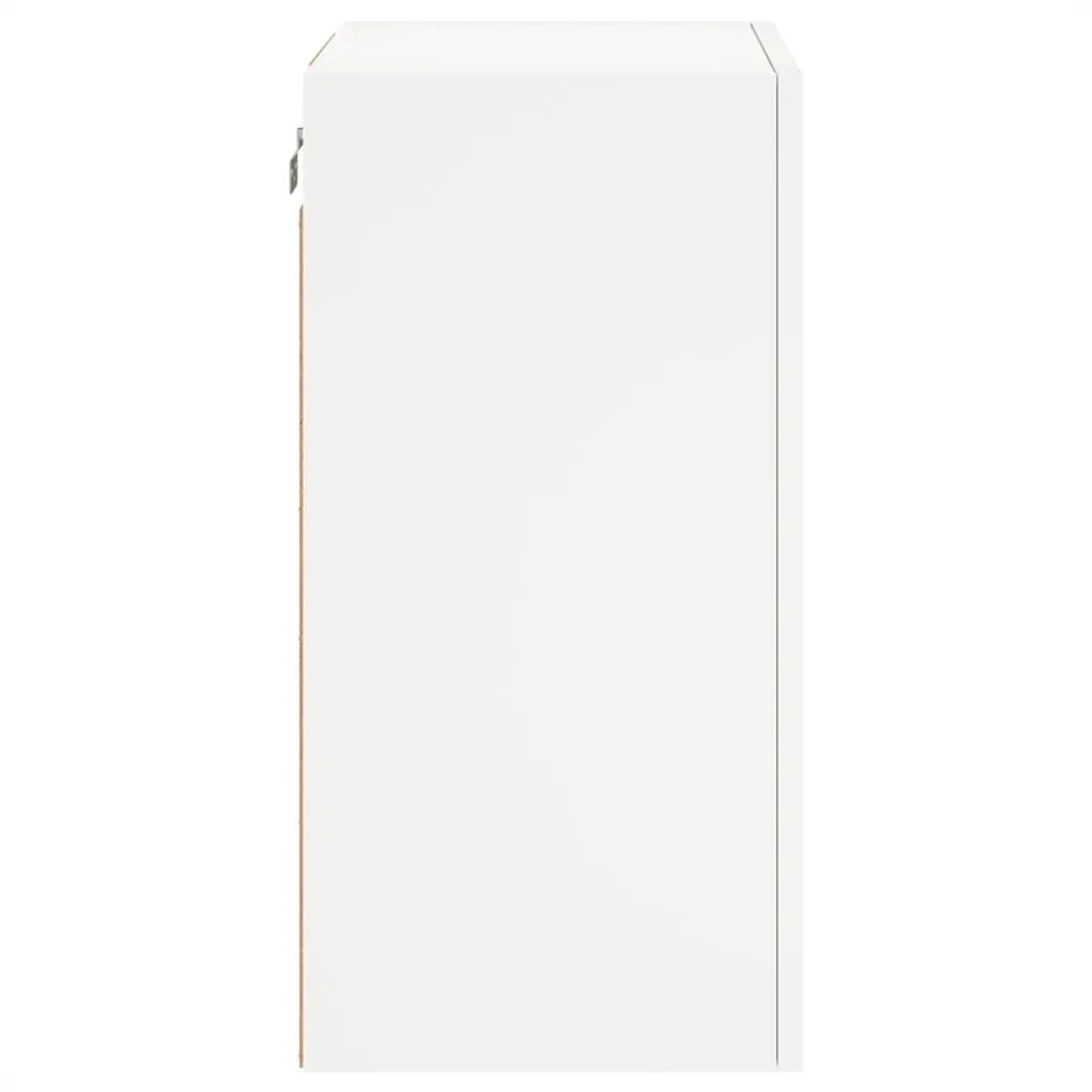 TV Wall Cabinets White Floating Wall-Mounted Storage Units 40.5x30x60cm Engineered Wood