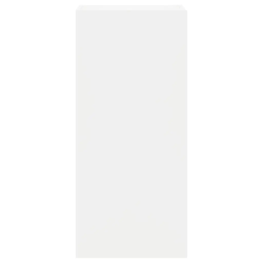 TV Wall Cabinet White Floating Media Unit Wall-Mounted Engineered Wood 40.5W x 30D x 90H cm