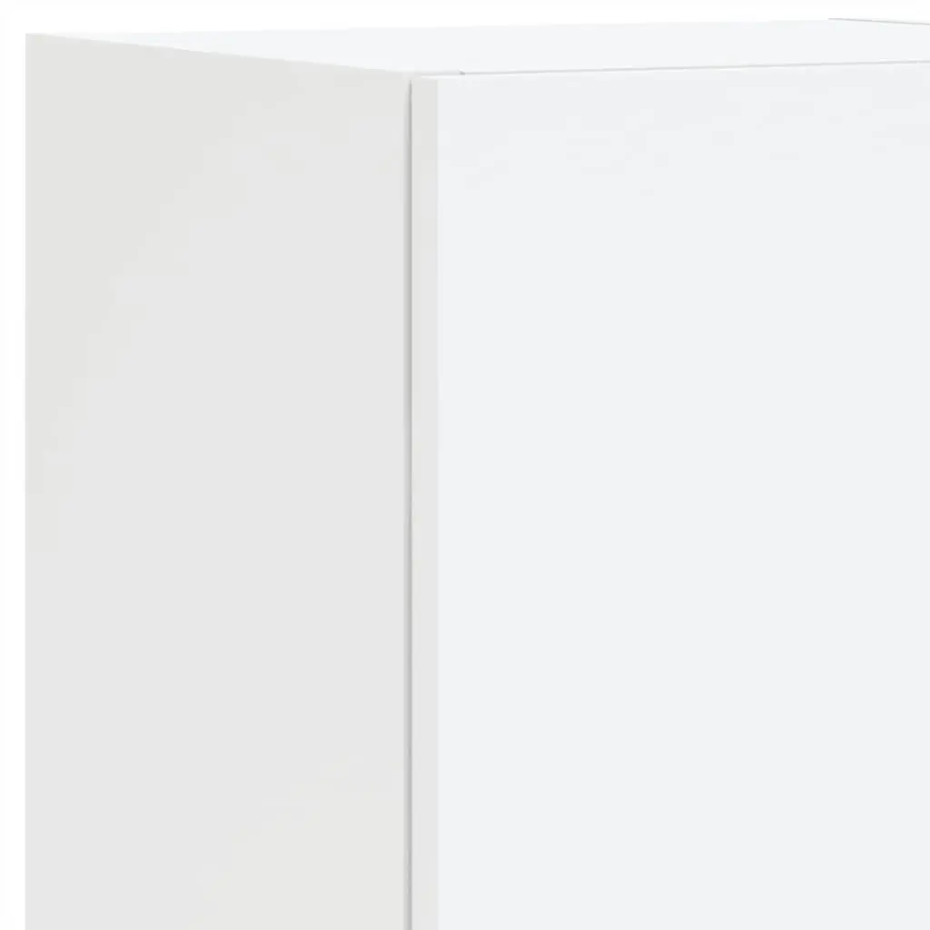 Wall-Mounted TV Cabinet with RGB LED Lights