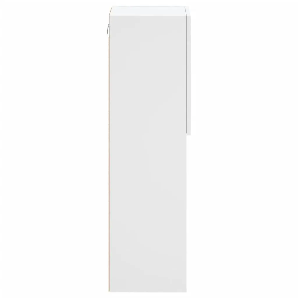 Wall-Mounted TV Cabinet with RGB LED Lights