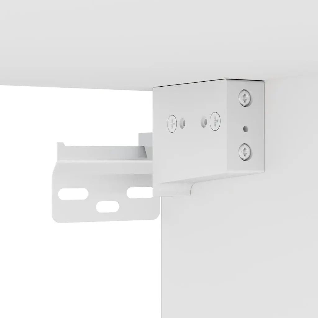 Wall-Mounted TV Cabinet with LED Lights