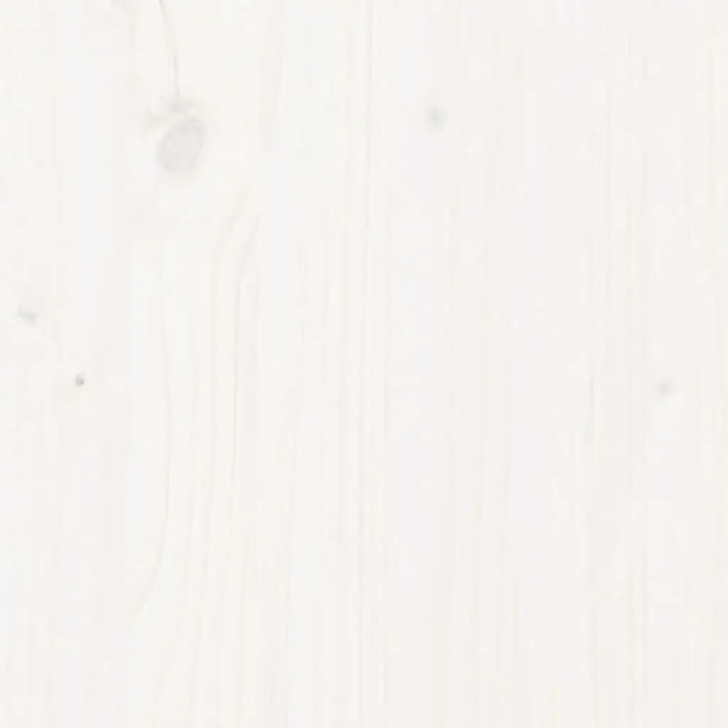 Wooden Storage Bench for Entryway 100x28x45 cm White