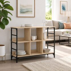 Sonoma Oak Sideboard Storage Cabinet 102x32x73.5 cm