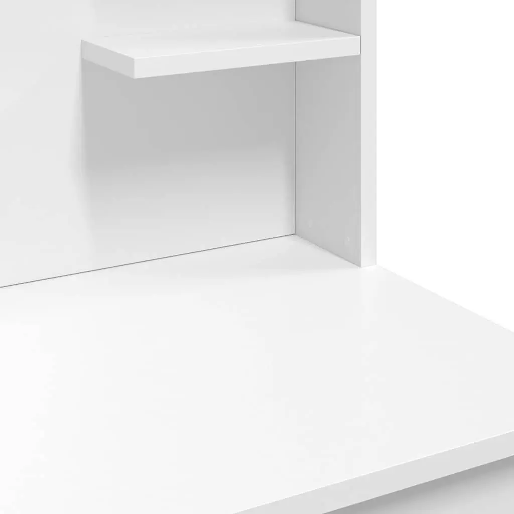 White Dressing Table with LED Mirror Lights