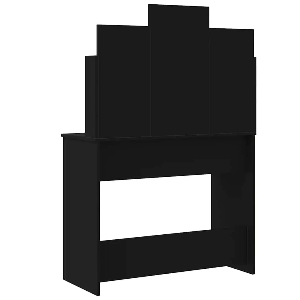 LED Lighted Dressing Table with Mirror and 2 Drawers