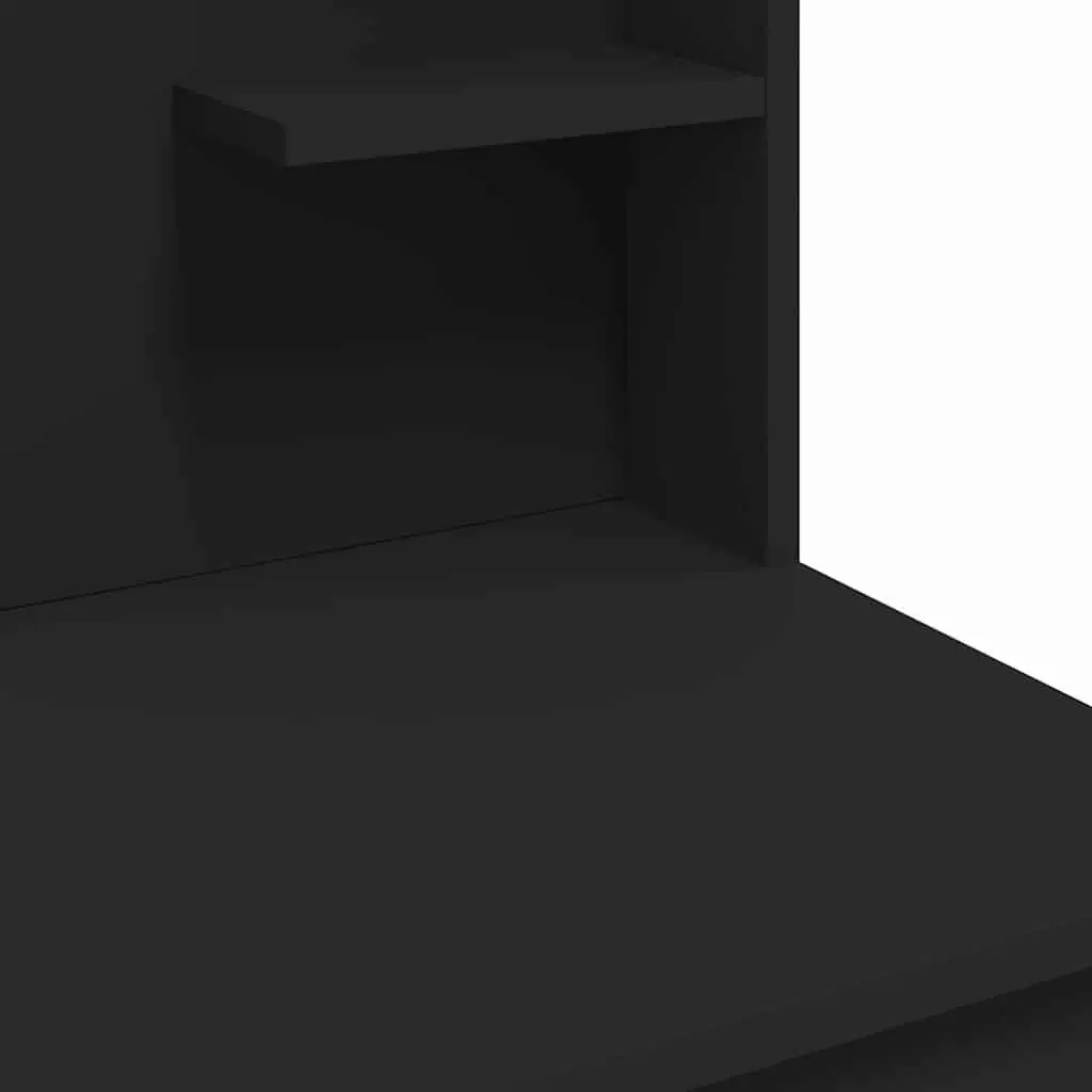 LED Lighted Dressing Table with Mirror and 2 Drawers