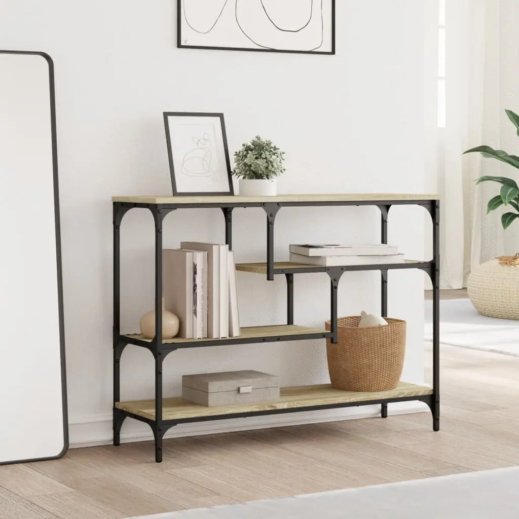 Sonoma Oak Brown Console Table for Entryway