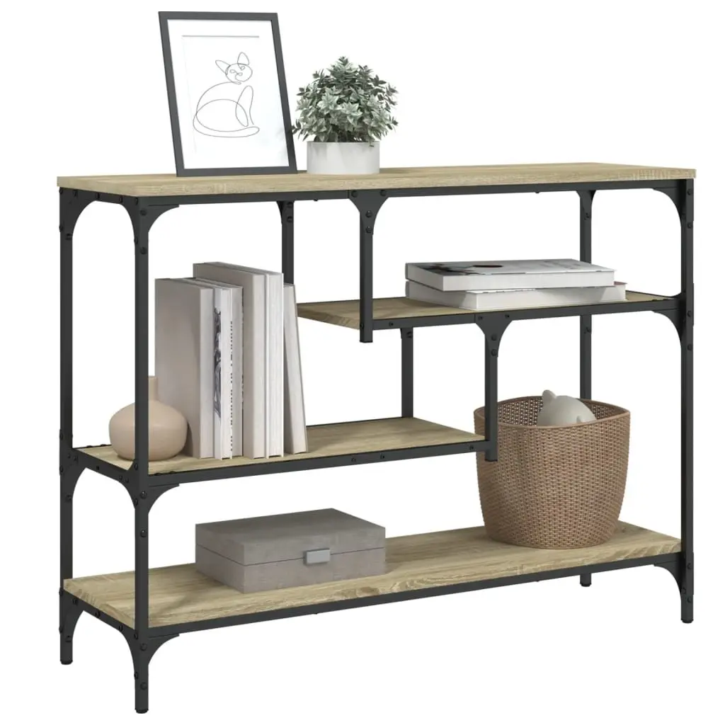 Sonoma Oak Brown Console Table for Entryway