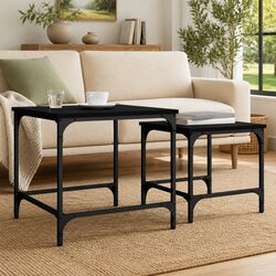 Nesting Coffee Tables Set of 2 for Cozy Living Spaces