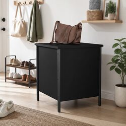Black Storage Bench for Hallway or Bedroom
