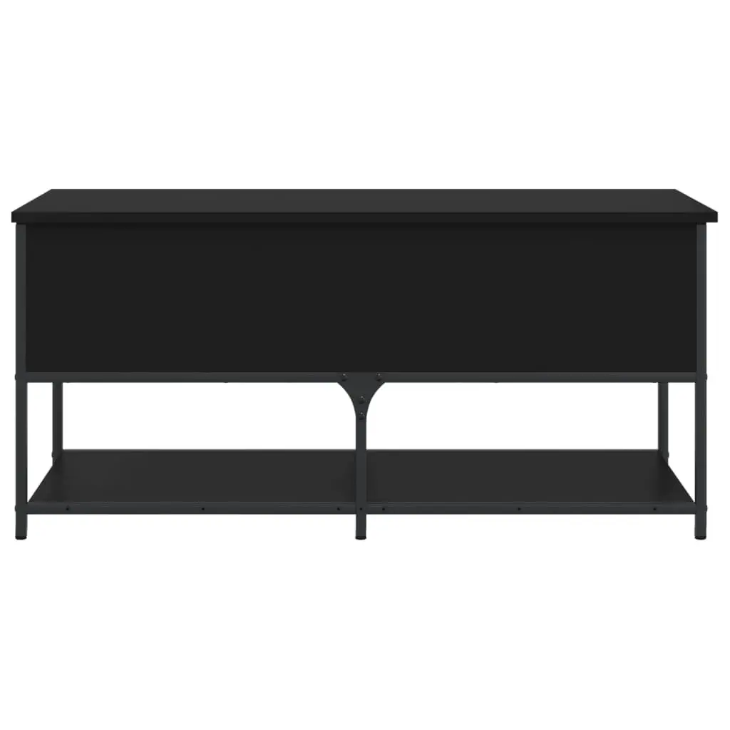 Black Storage Bench for Hallway Seating and Organisation