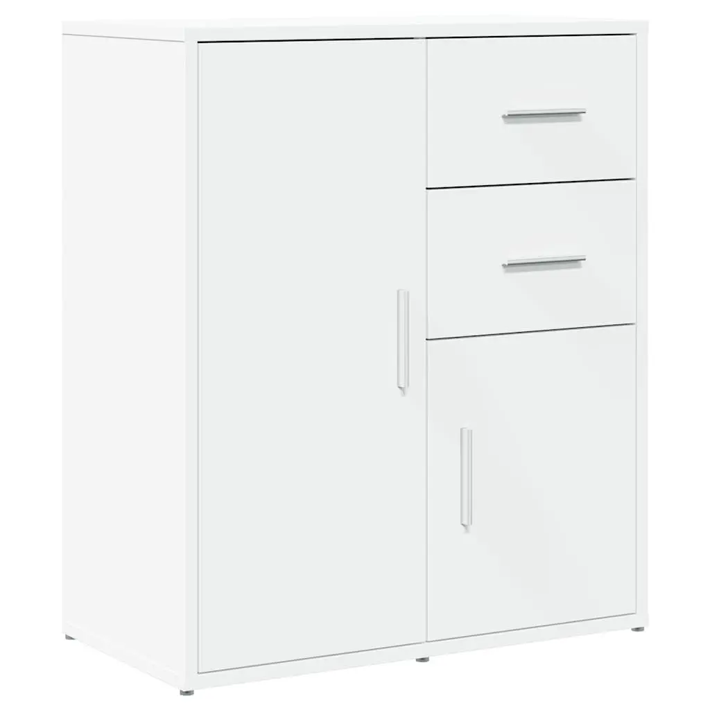 White Sideboard Storage Cabinet 60x31x70 cm
