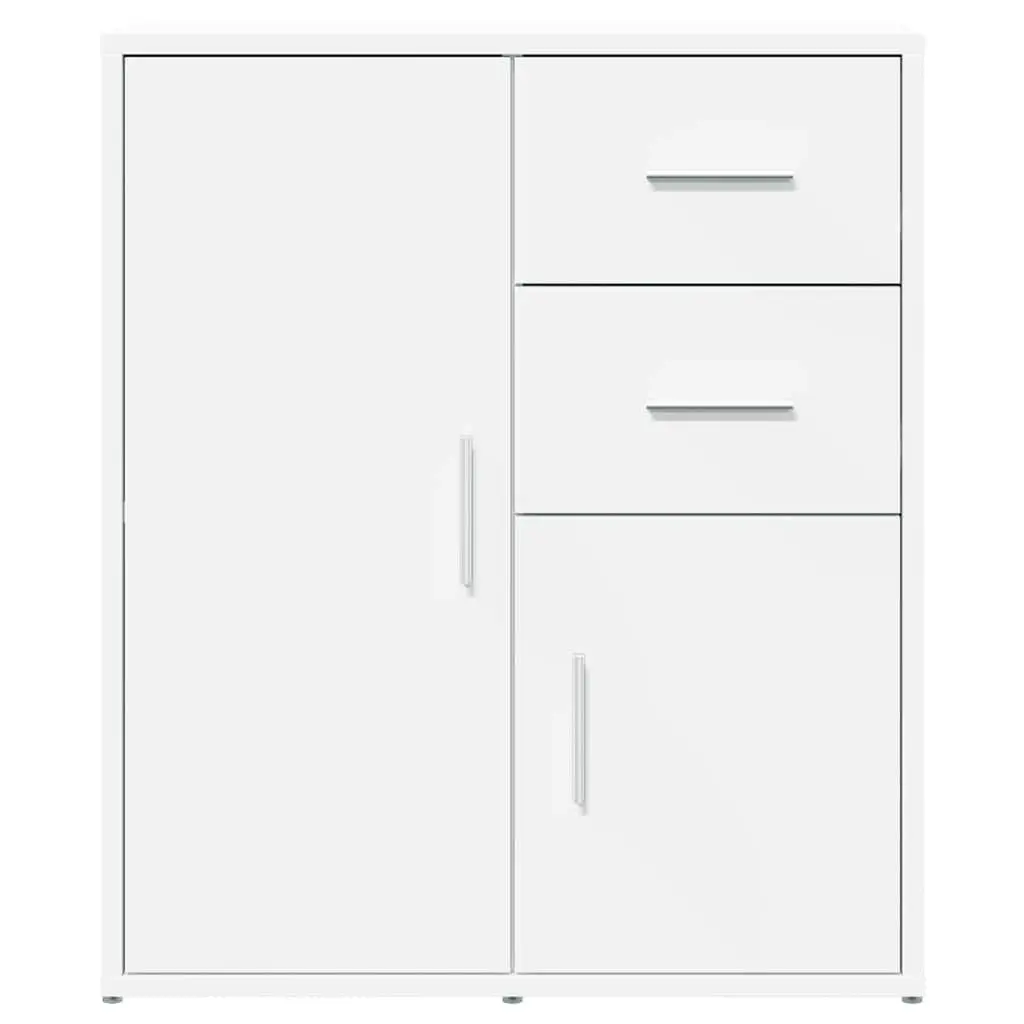 White Sideboard Storage Cabinet 60x31x70 cm