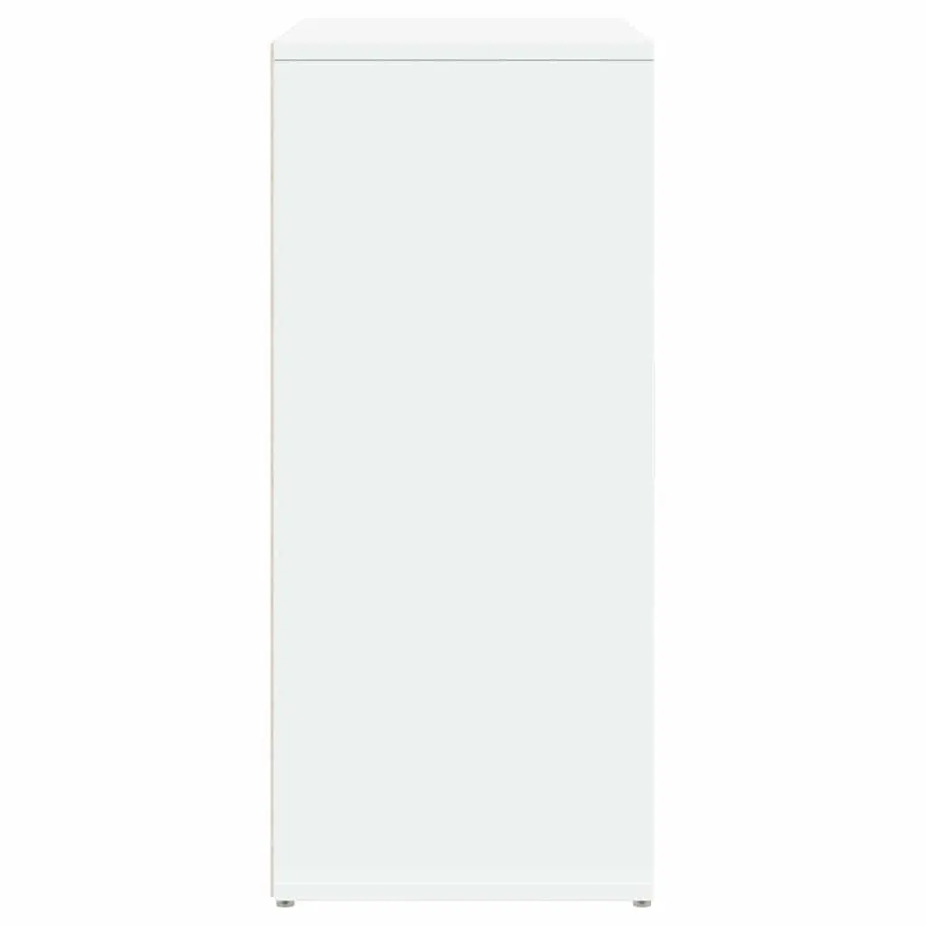 White Sideboard Storage Cabinet 60x31x70 cm