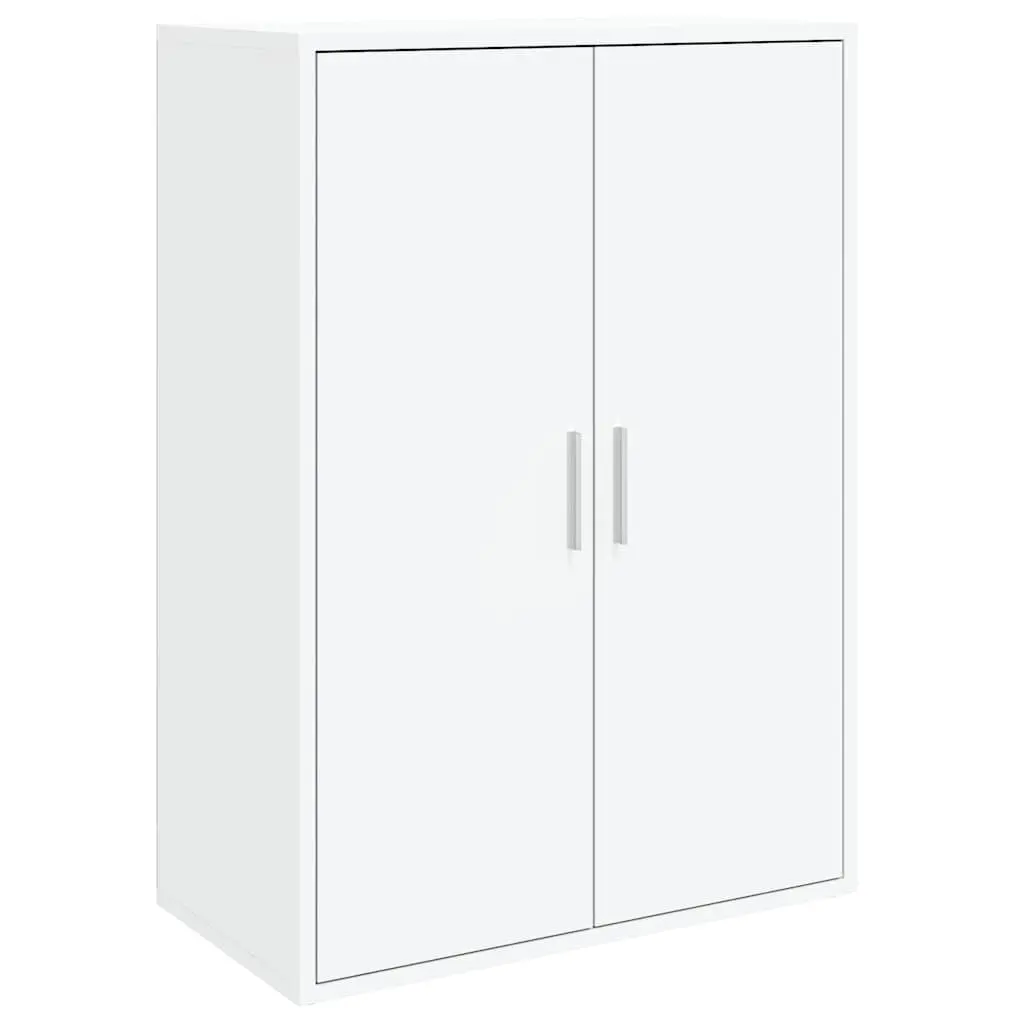 White Sideboard 60x31x84 cm Storage Cabinet