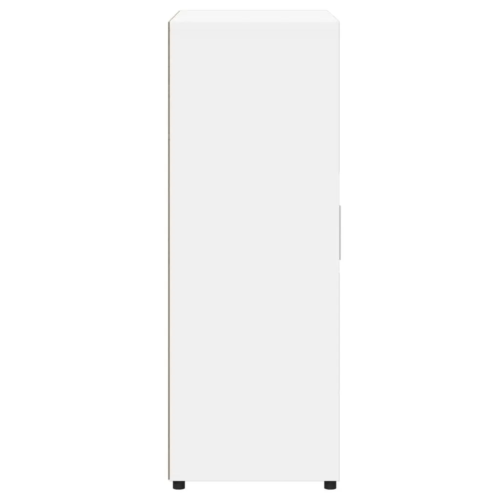 White Sideboard 60x31x84 cm Engineered Wood Cabinet