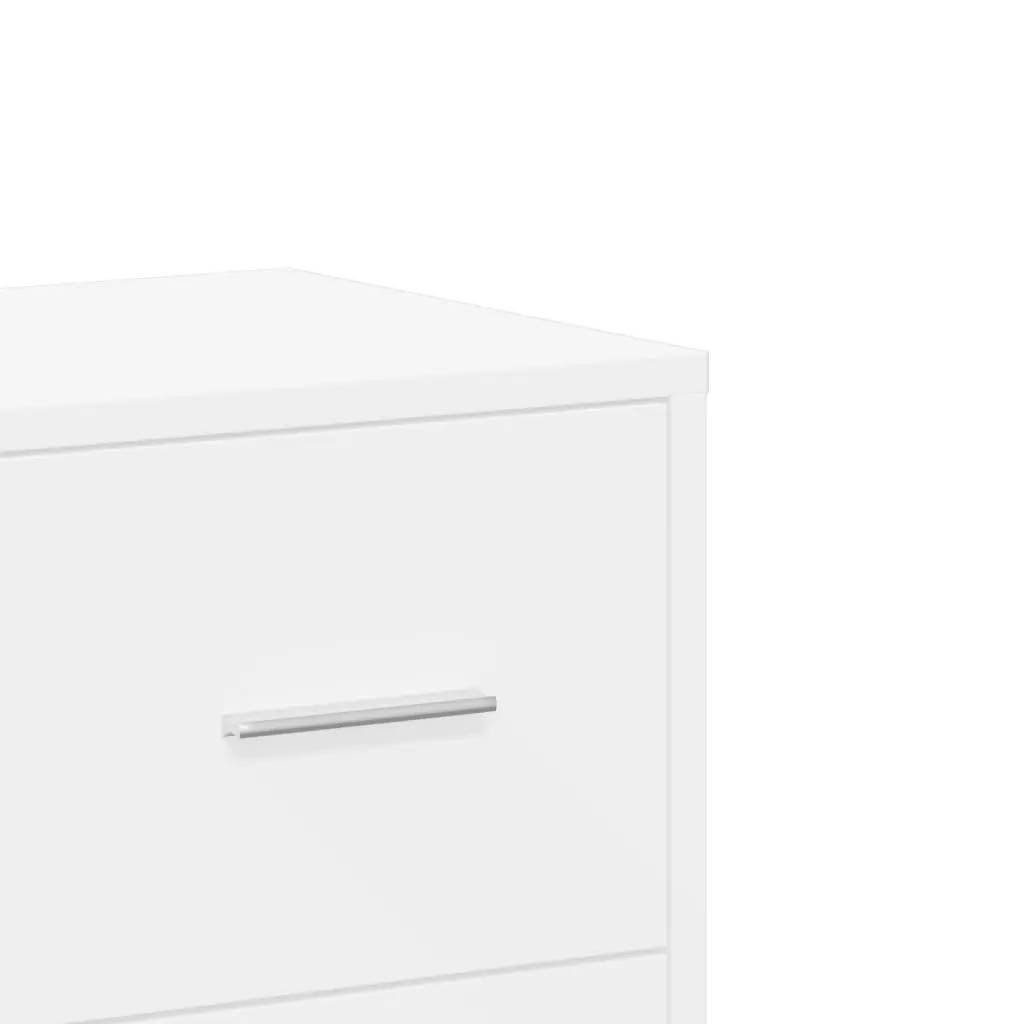 White Sideboard 60x31x84 cm Engineered Wood Cabinet