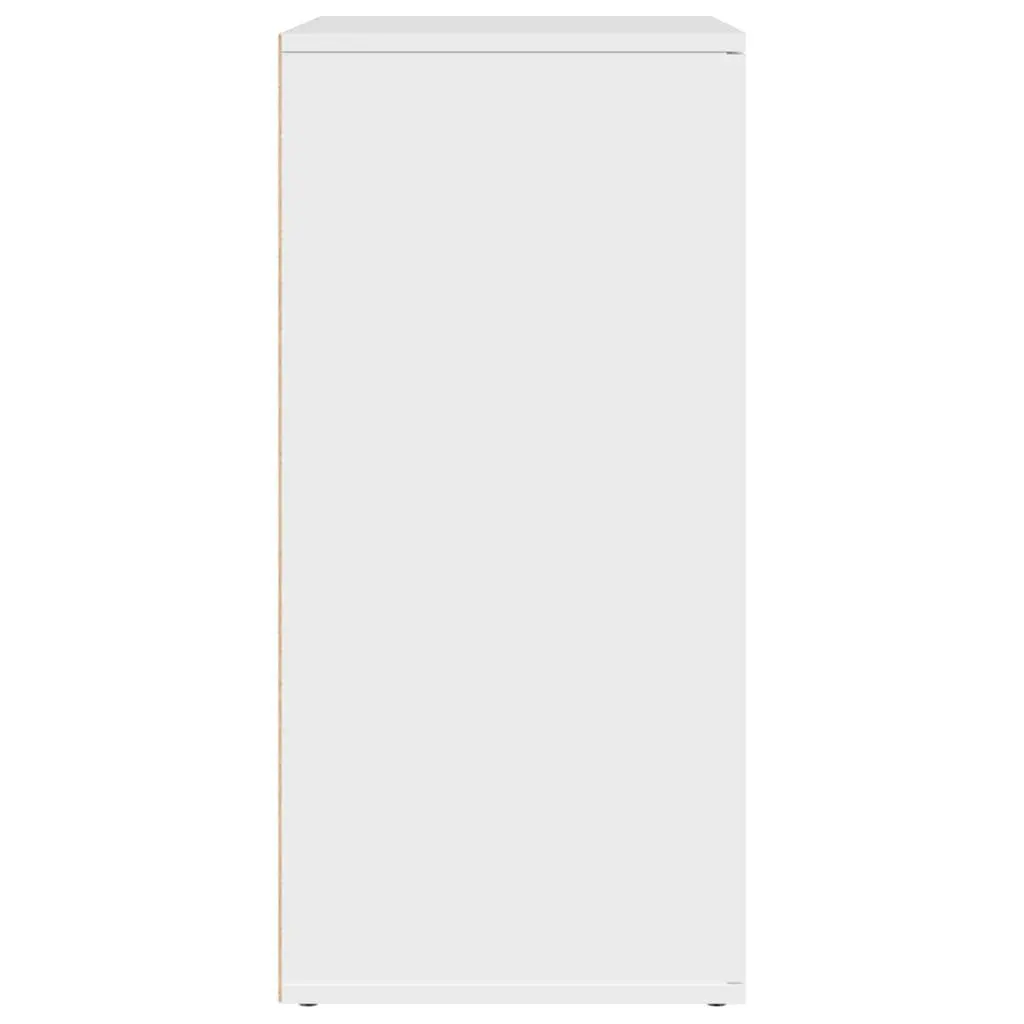 White Storage Sideboard 79x38x80 cm Engineered Wood