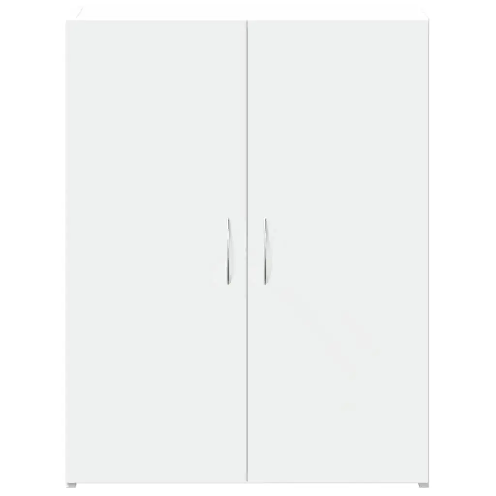 File Cabinet White Storage Organizer Engineered Wood Office Shelves Document