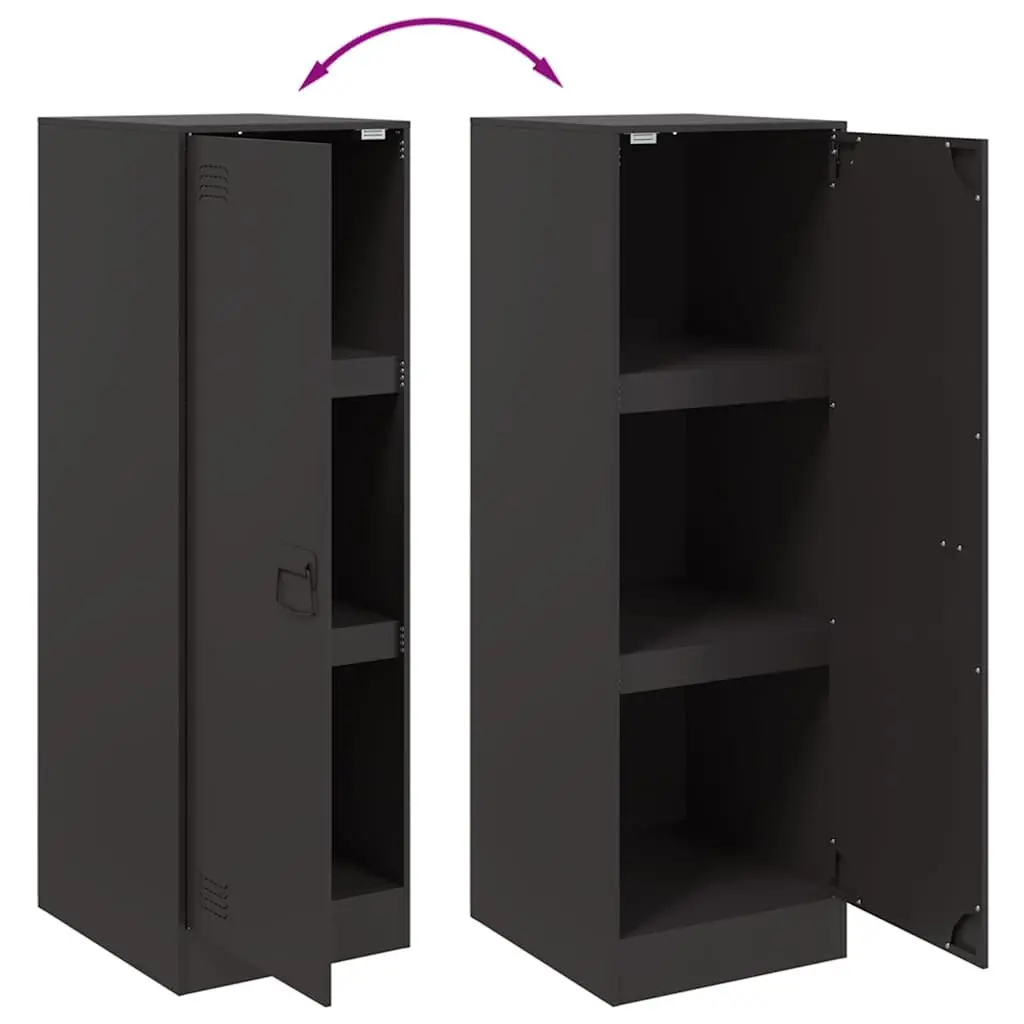 Black Sideboard Storage Cabinet for Living Rooms
