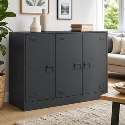 Anthracite Sideboard Storage Cabinet for Living Rooms