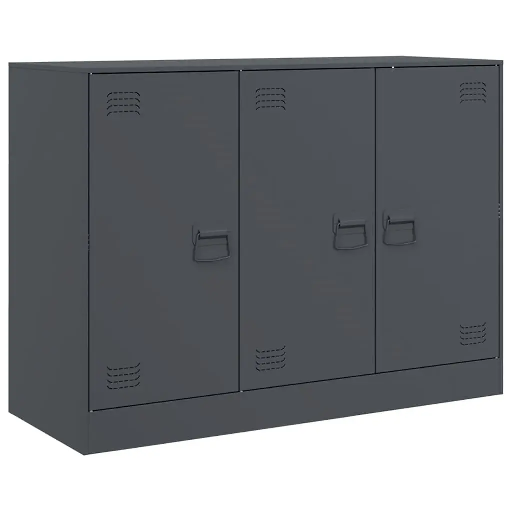Anthracite Sideboard Storage Cabinet for Living Rooms