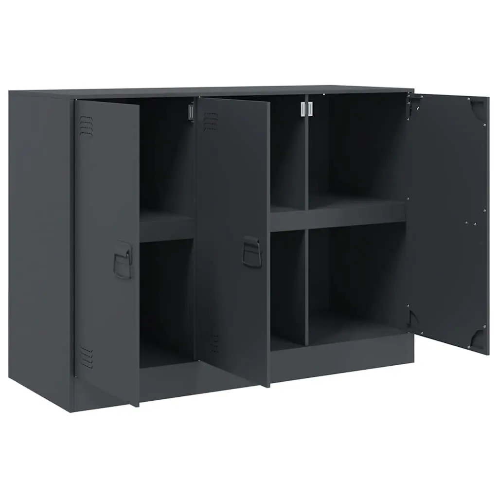 Anthracite Sideboard Storage Cabinet for Living Rooms