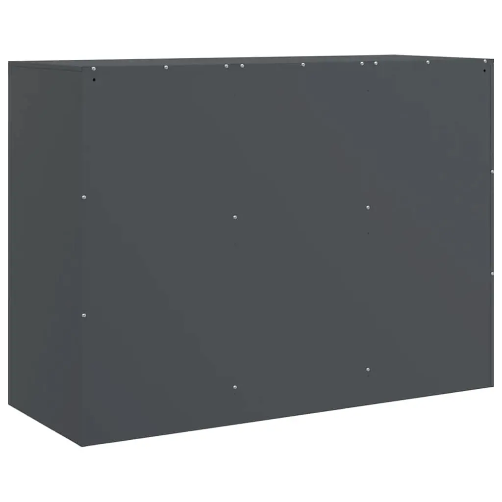 Anthracite Sideboard Storage Cabinet for Living Rooms