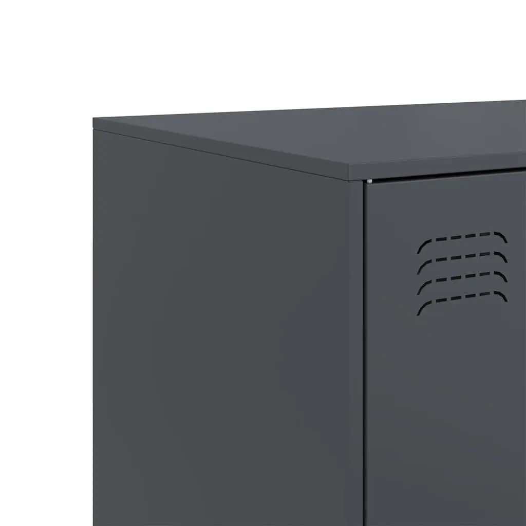 Anthracite Sideboard Storage Cabinet for Living Rooms
