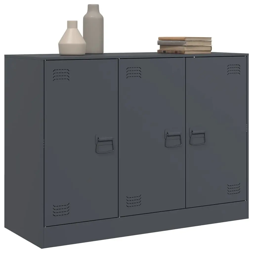 Anthracite Sideboard Storage Cabinet for Living Rooms