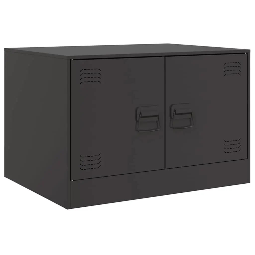 Black Coffee Table with Storage for Living Room
