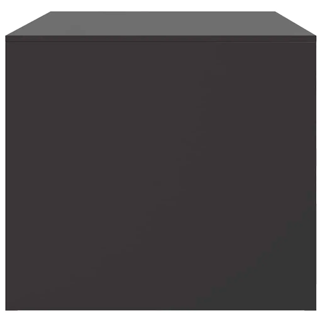 Black Coffee Table with Storage for Living Room