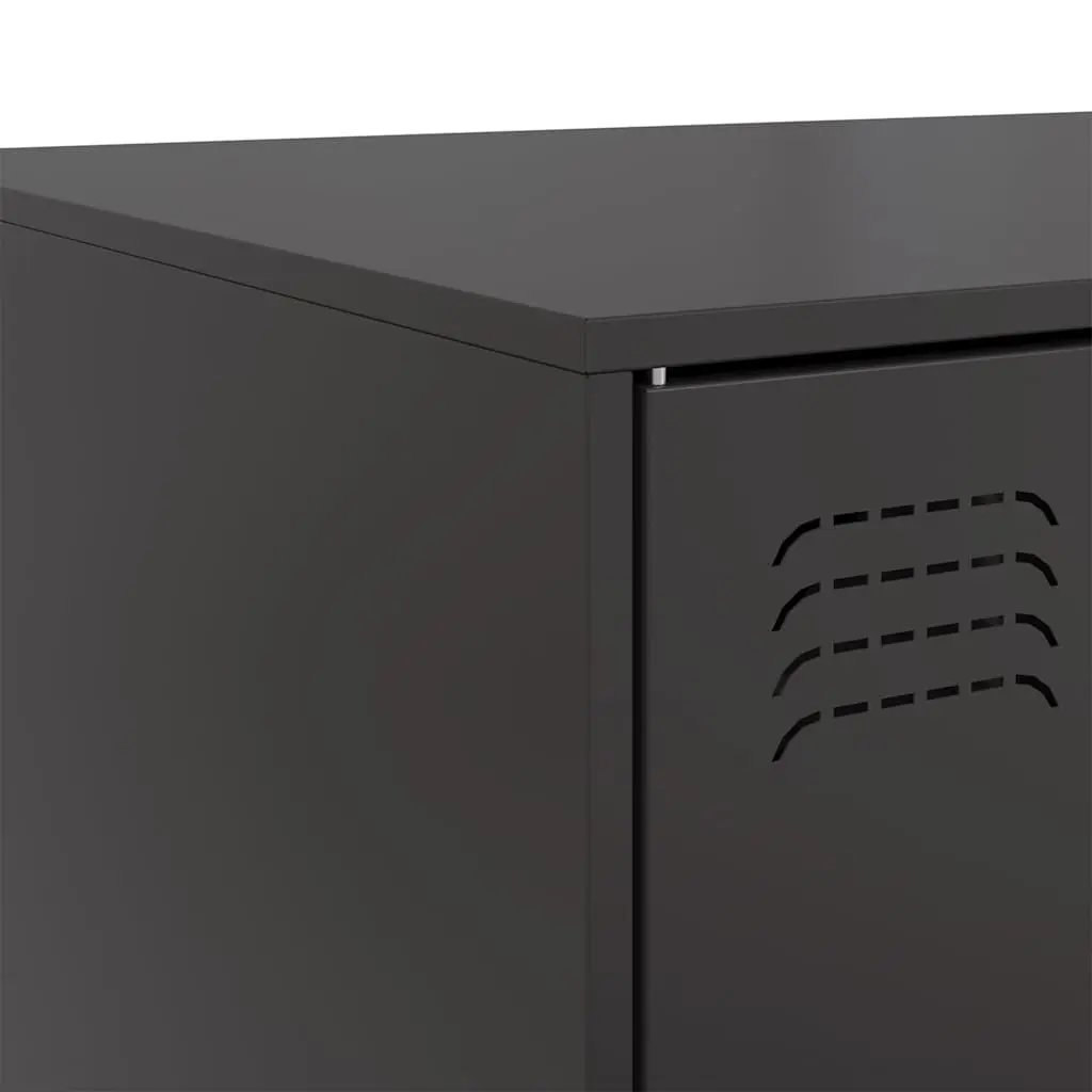 Black Coffee Table with Storage for Living Room