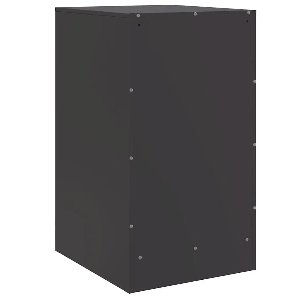 Bedside Cabinets 2 Pieces Black 34.5x39x62cm Storage Nightstand Cabinet