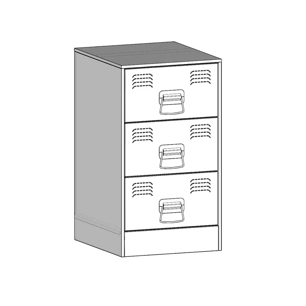 Bedside Cabinets 2 Pieces Black 34.5x39x62cm Storage Nightstand Cabinet