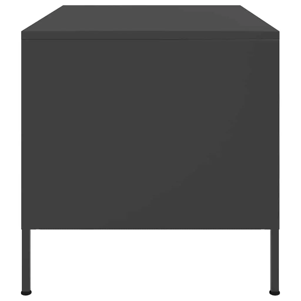 Industrial Style Coffee Table with Storage Compartment